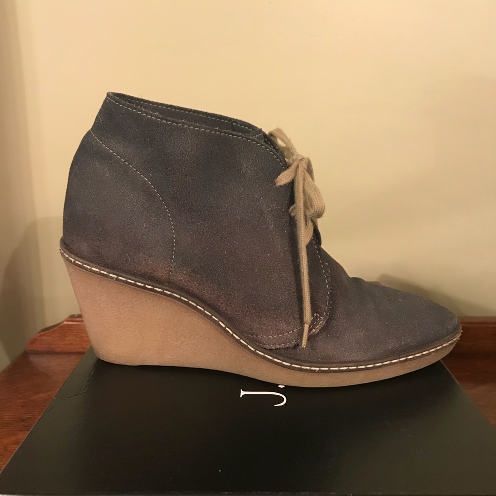 J. Crew wedge boots